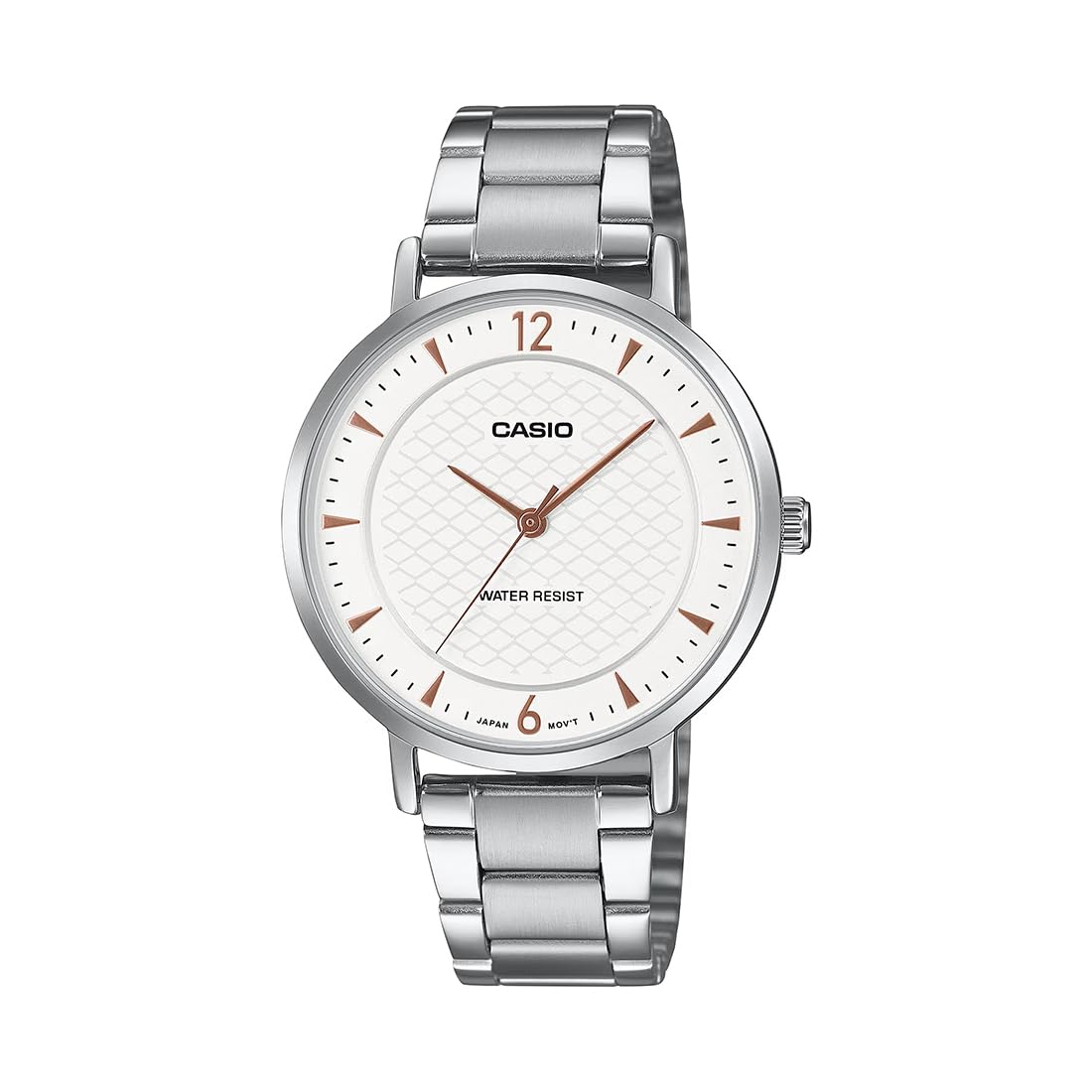 Casio Enticer White Dial Watch