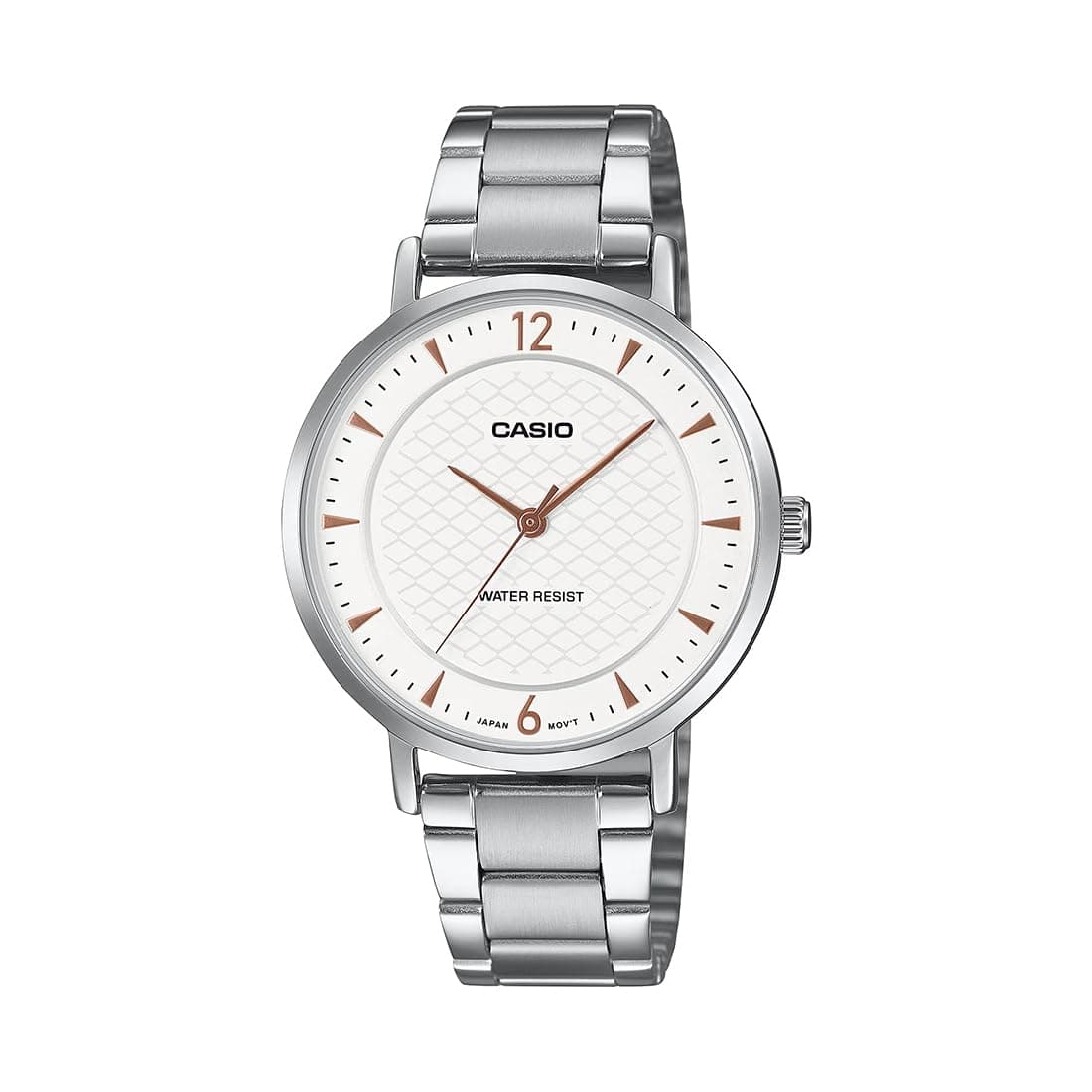 Casio Enticer White Dial Watch
