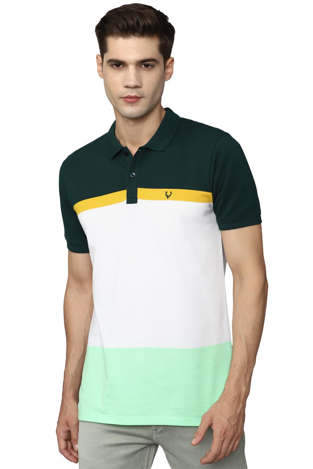Allen Solly Men's Cotton Regular Fit Polo T-Shirt