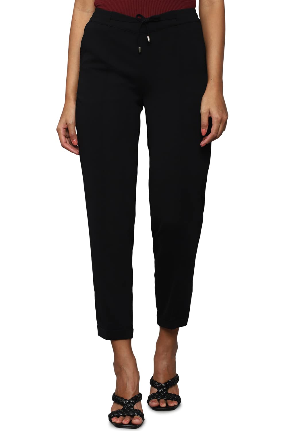 Allen Solly Women's High Rise Regular Pants