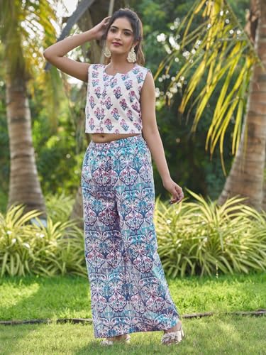 Leriya Fashion Women Rayon Printed Sleeveless Kurta Set | Kurta Set Sleeveless | Sleeveless Kurta Se - Authentic Leriya Clothing | UrbanThreads - Image 5