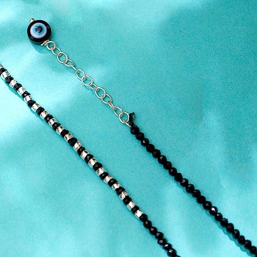 ZAVYA 925 Sterling Silver Rhodium Plated Adjustable Anklet (Single) | Gift for Women & Girls | With - Authentic ZAVYA Fashion | UrbanThreads - Image 5