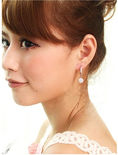 Shining Diva 18K Gold Plated Austrian Crystal Bali Earrings - Image 5