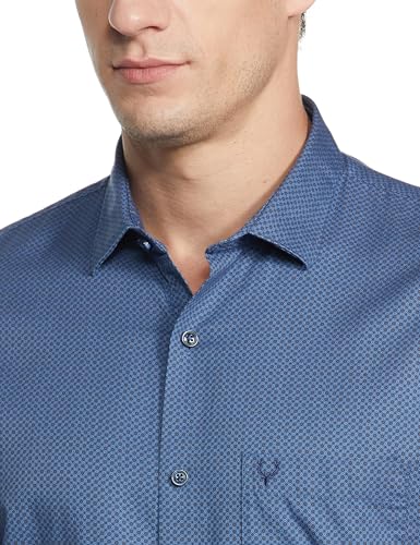 Allen Solly Men Cotton Regular Fit Printed Formal Shirt - Image 4