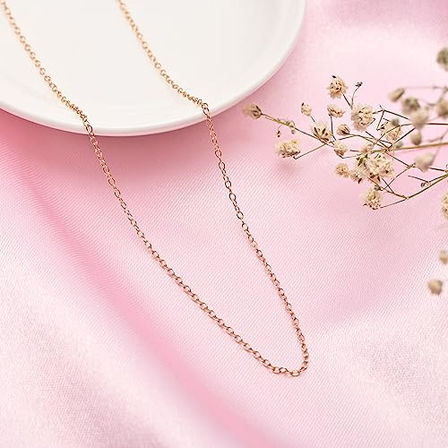 ZAVYA 925 Sterling Silver Designer Sleek Rose Gold Plated Adjustable Chain Necklace | Gift for Women - Authentic ZAVYA Accessories | UrbanThreads - Image 5