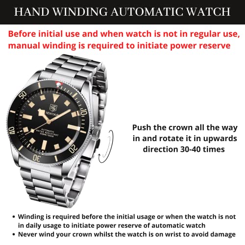 BENYAR Skeleton Automatic Watch Genuine Leather Urban Style - Image 4