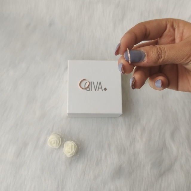 GIVA 925 Silver Rose Gold Hoop Earrings for Women - Image 3