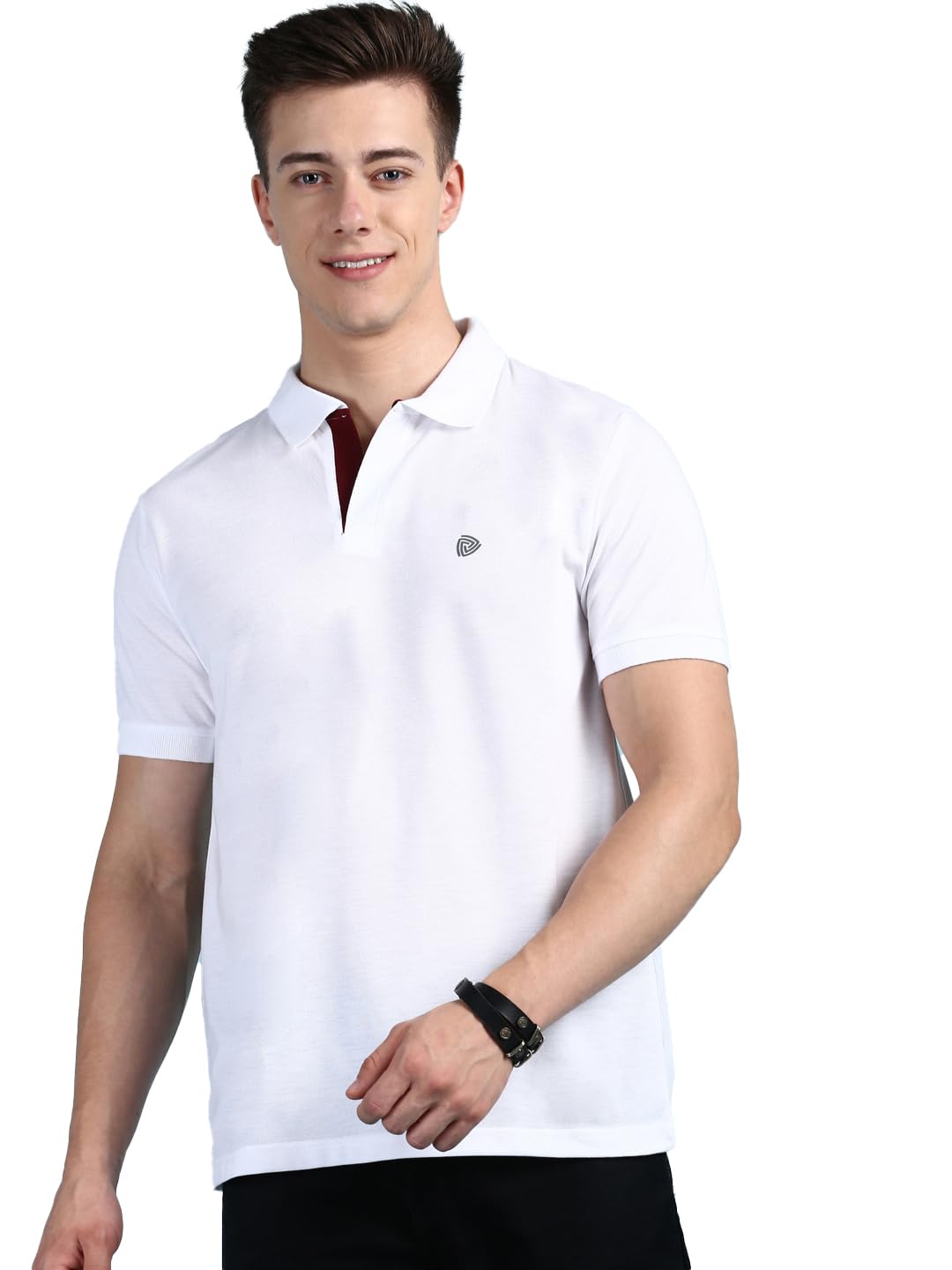 Lux Cozi Men's Cotton Regular Fit Polo T-Shirt