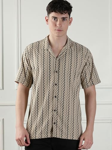 Urban Buccachi Men's Full Sleeve Cotton Shirt | Regular Fit Casual & Formal Shirt for Men with Patch - Authentic Urban Clothing | UrbanThreads - Image 3