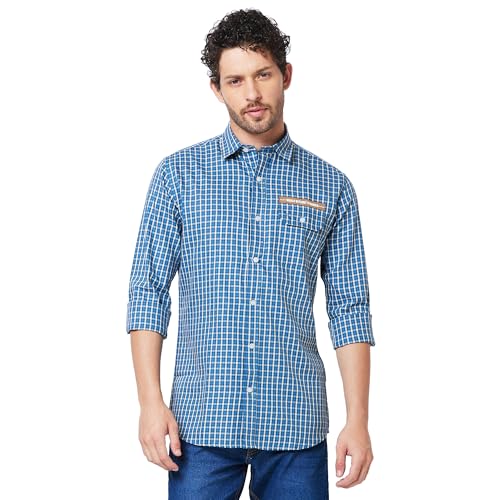Giordano Men's Slim Fit Checkered Long Sleeve Shirt - Image 2
