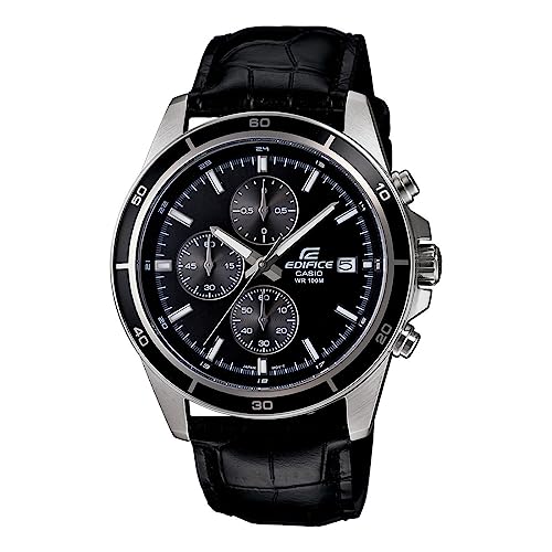 Casio Edifice Chronograph Black Dial Men's Watch EFR-526L-1AVUDF - Image 2