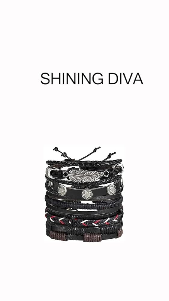 UrbanThreads Leather Bracelet Men Braided Style - Image 3