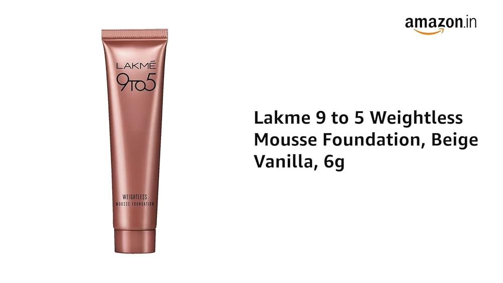 Lakme Powerplay Mousse Foundation Rose Ivory Mini 9g - Image 3