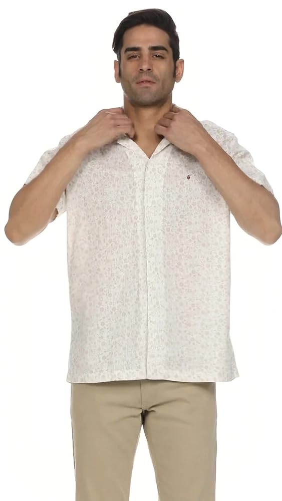 Louis Philippe Men Slim Fit Printed Cotton Casual Shirt - Image 3