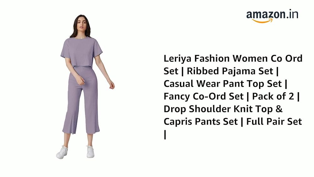 Printed Lycra Co-ord Set - Effortless Style | UrbanThreads.in - Image 3