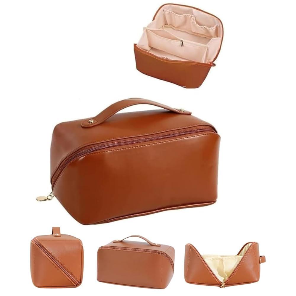 Zollyss Double Layer Cosmetic Bag Organizer for Women - Image 5