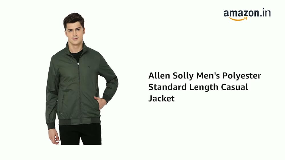 Allen Solly Men's Polyester Casual Jacket - Image 3