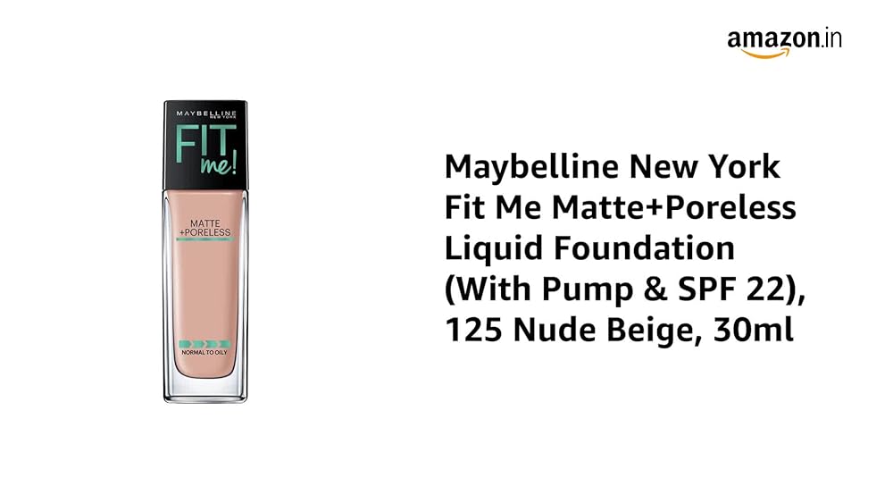 Maybelline Liquid Foundation All Skin Types Matte Finish SPF - Image 3