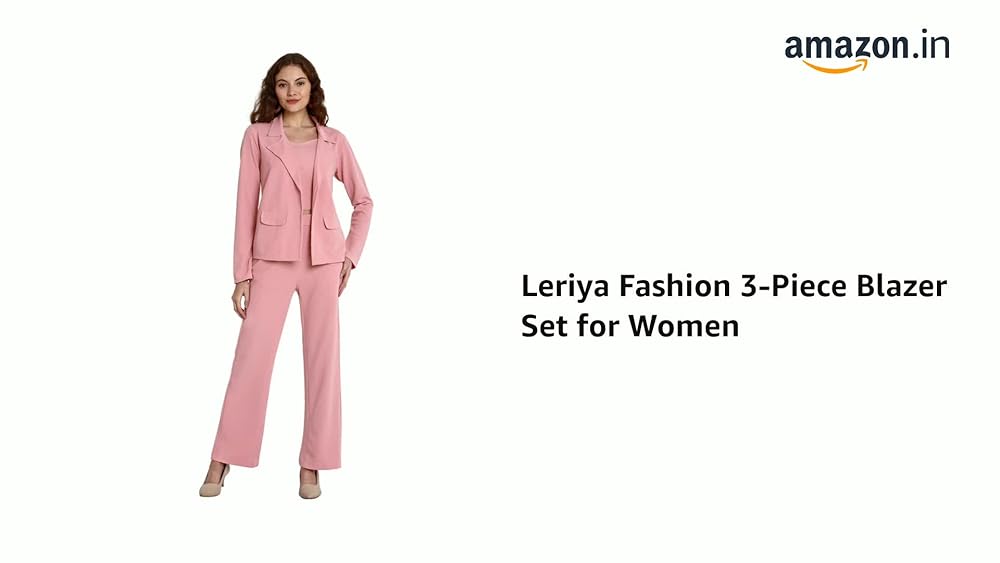Leriya Fashion 3-Piece Blazer Set for Women - Authentic Leriya Clothing | UrbanThreads - Image 3