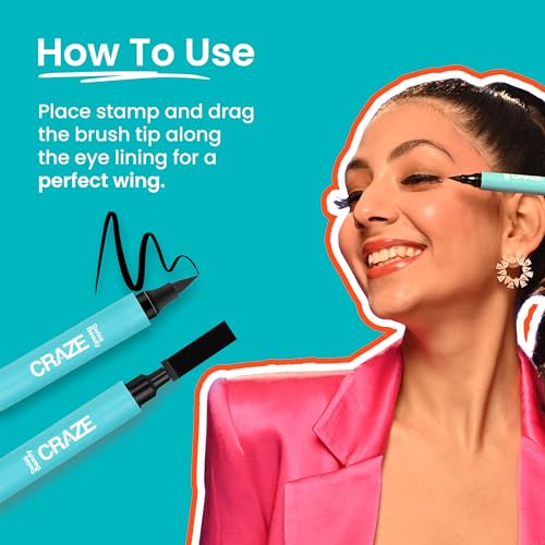 SWISS BEAUTY 2-in-1 Gel Semi-Matte Eyeliner with Wing Stamp - Image 5