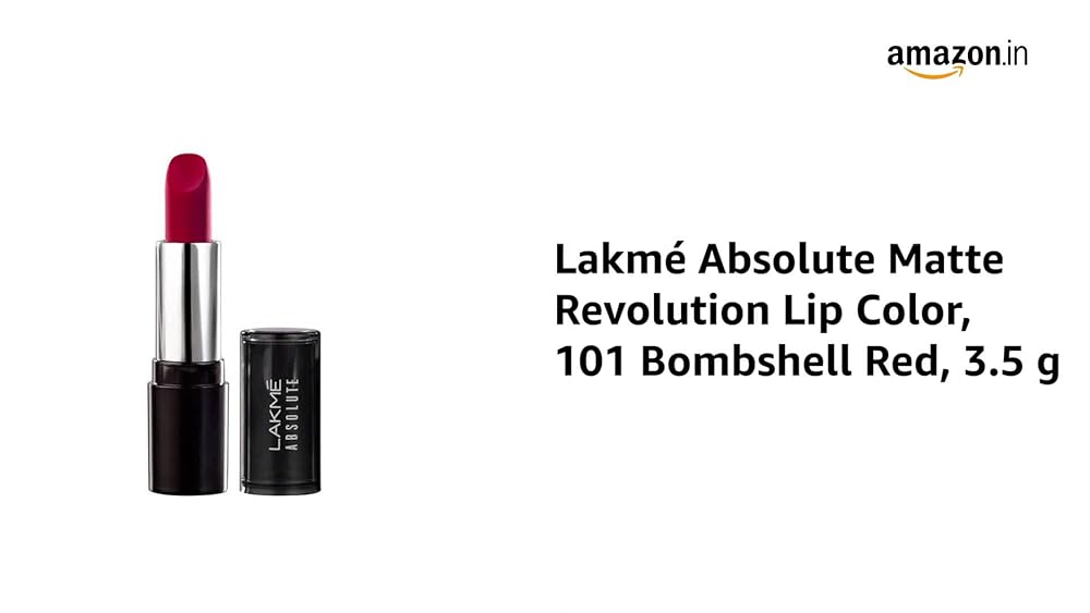 Lakmé Absolute Matte Revolution Lip Color 103 Maroon Fantasy 3.5 g - Image 3