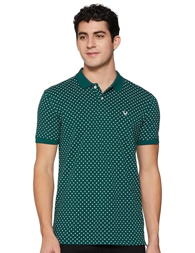 Allen Solly Men's Cotton Regular Fit Printed Polo - Image 2