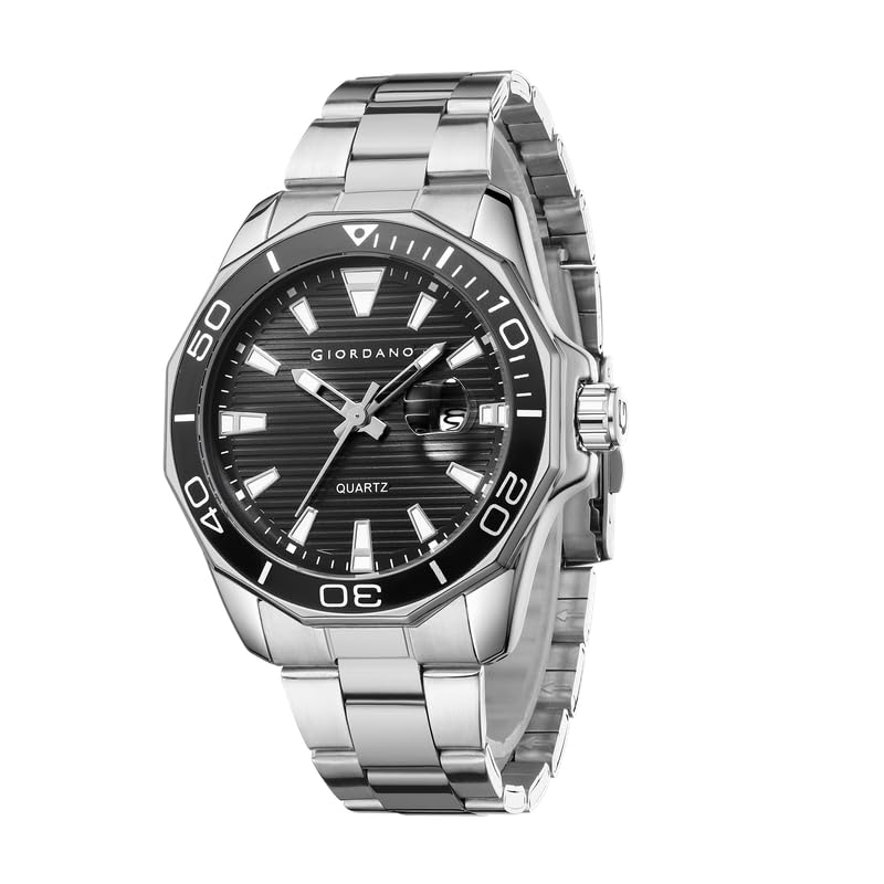 Giordano Stainless Steel Analog Watch Men Sporty Design - Image 2