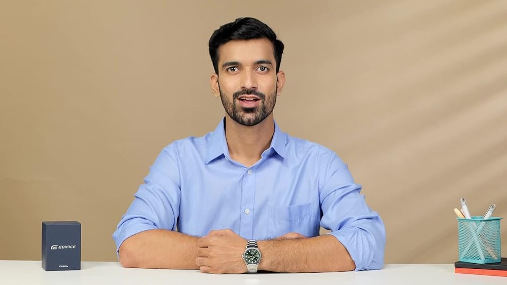 Casio Edifice EFR-S108D-3AVUDF Green Analog Dial Men's Watch - Image 3