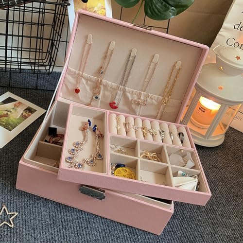 Shining Diva Luxe Leather Jewelry Organizer - Image 4