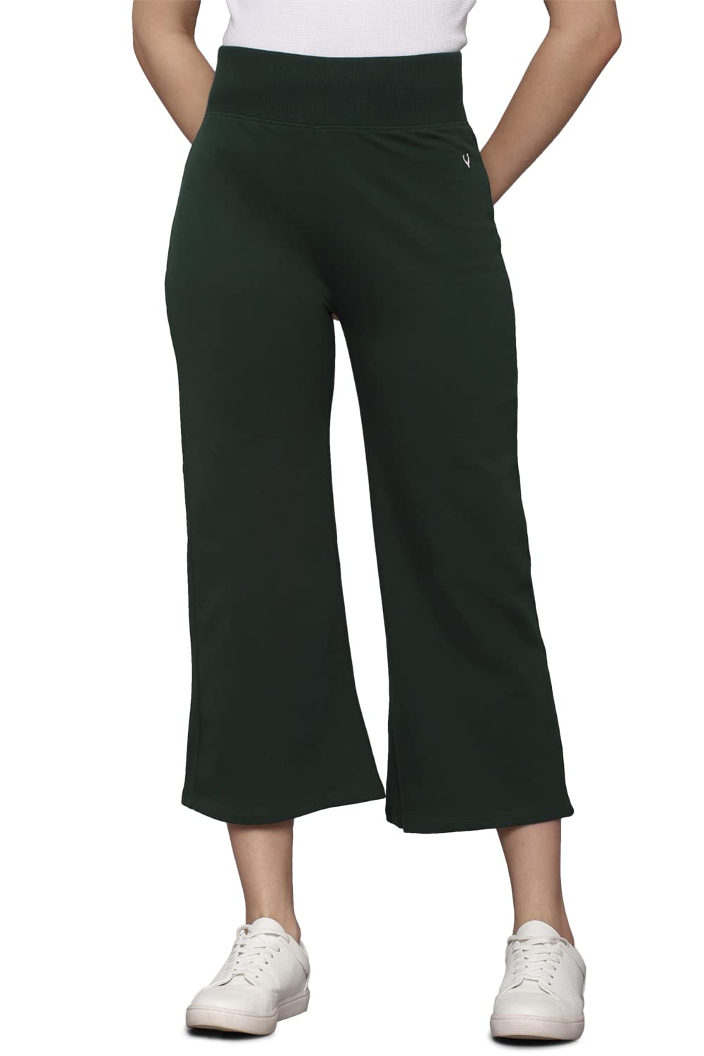 Allen Solly Women's Regular Fit Mid Rise Pants