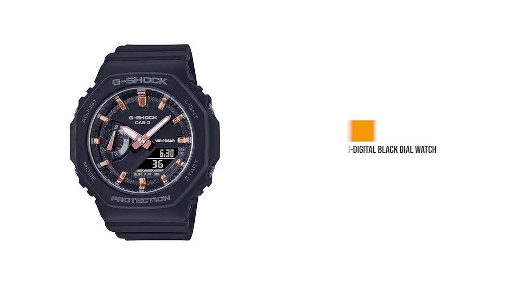 Casio G-Shock GMA-S2100-1ADR Black Analog-Digital Women's Watch - Image 3