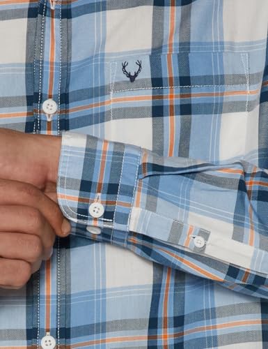 Allen Solly Men Cotton Blend Regular Fit Big Checks Shirt - Image 5