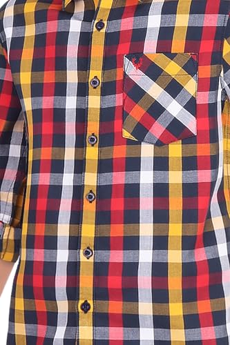 Allen Solly Boy's Cotton Regular Fit Shirt - Image 5