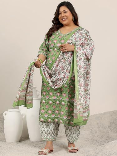Extra Love By Libas Women's Cotton Kurta Sets - Authentic Extra Clothing | UrbanThreads - Image 4