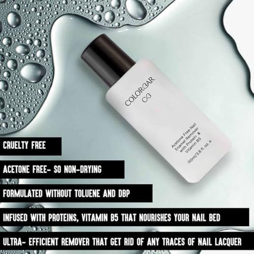 Colorbar Nail Polish Remover 110ml Acetone Free Vitamin B-5 - Image 4