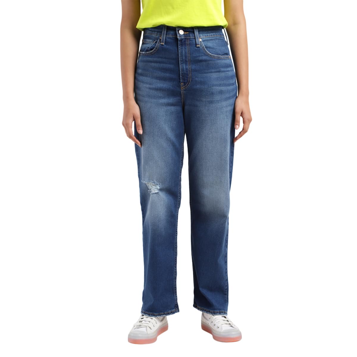 Levi's Women's 724 High Rise Ribcage Straight Fit Jeans