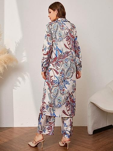 LERIYA FASHION Paisley Printed Kurta-Set for Women – Viscose Rayon Printed Kurta & Straight Pant | F - Authentic LERIYA Clothing | UrbanThreads - Image 4