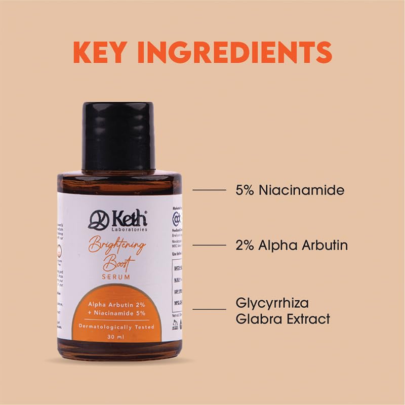 Keth Brightening Boost Face Serum Niacinamide Alpha Arbutin - Image 4