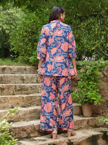 Leriya Fashion Women Rayon Floral Stylish Co-Ord Set – Trendy Korean Summer Travel Outfit | Lightwei - Authentic Leriya Fashion | UrbanThreads - Image 4