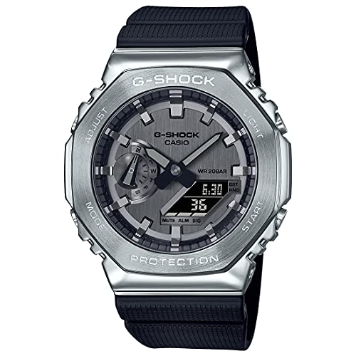 Casio G-Shock GM-2100-1ADR Silver Analog-Digital Men's Watch - Image 2