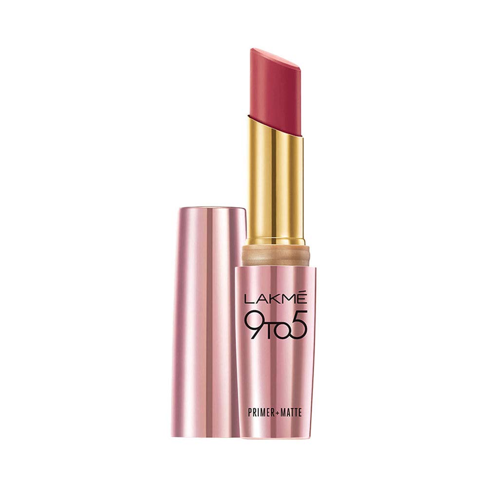 Lakme 9 to 5 Primer + Matte Lip Color MP7 Rosy Sunday 3.6 g