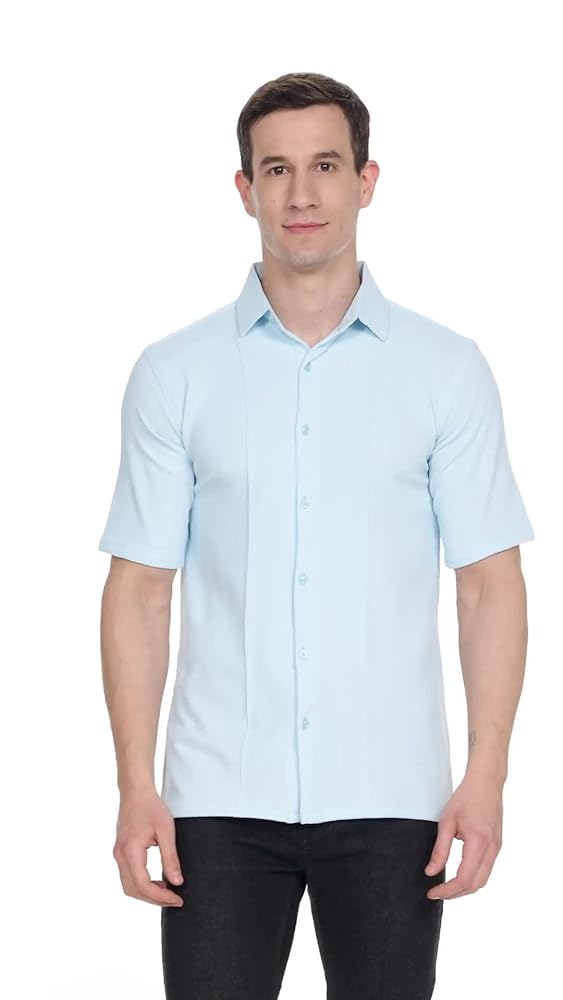 Leriya Fashion Men's polyester Regular Fit Shirt | Half Shirt | Shirt Casual| Shirt Half Sleeve | Te - Authentic Leriya Clothing | UrbanThreads - Image 3
