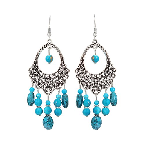 UrbanThreads Oxidized Silver Earrings for Women - Image 4