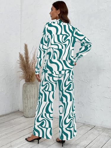 Leriya Fashion Ethnic Co Ord Set || Frenchy Striped & Geo Print Co-Ord Set for Women | Casual Wear f - Authentic Leriya Fashion | UrbanThreads - Image 4