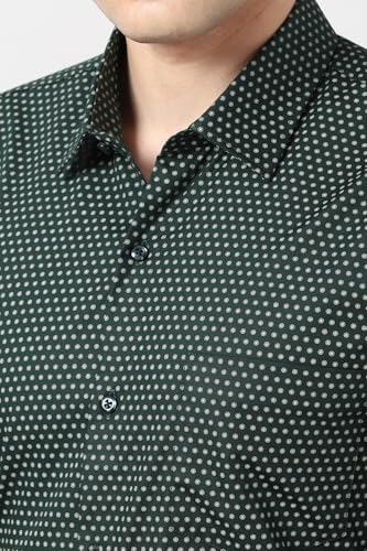 Peter England Men's Printed Formal Shirt 100% Cotton Full Sleeves - Image 5