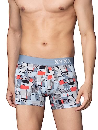 XYXX Men's Micromodal Regular Fit Printed Antimicrobial Trunks - Image 3