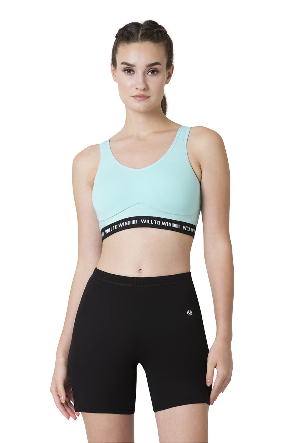 Van Heusen Women Wireless Non Padded Light Impact Sports Bra - Anti Bacterial, Full Coverage - Authentic Van Fashion | UrbanThreads