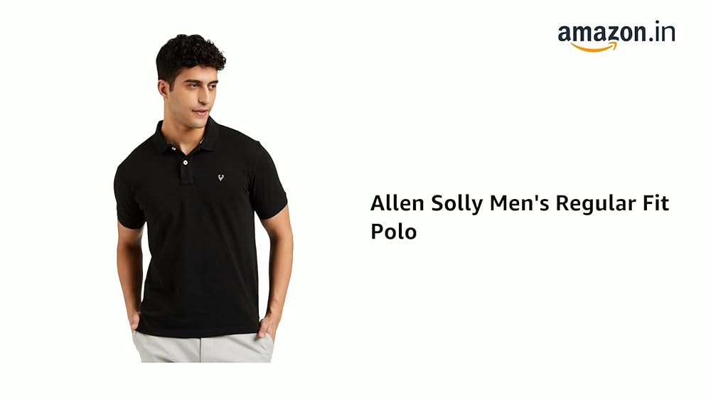 Allen Solly Men's Cotton Regular Fit Polo T-Shirt - Image 3