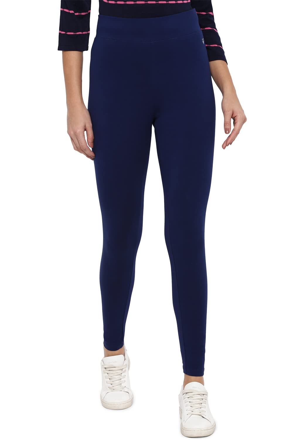 Allen Solly Women's Stretch Fit High Rise Leggings