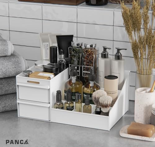 PANCA Cosmetic Organizer Box with Drawers Plastic Storage - Image 5
